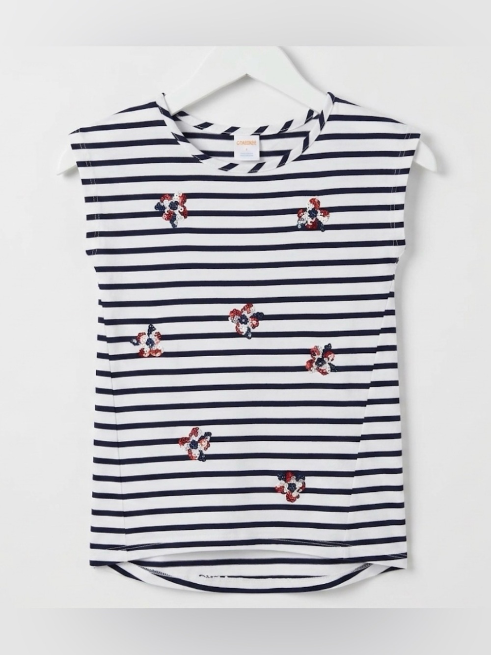 Gymboree | Navy White Striped Tshirt | 6